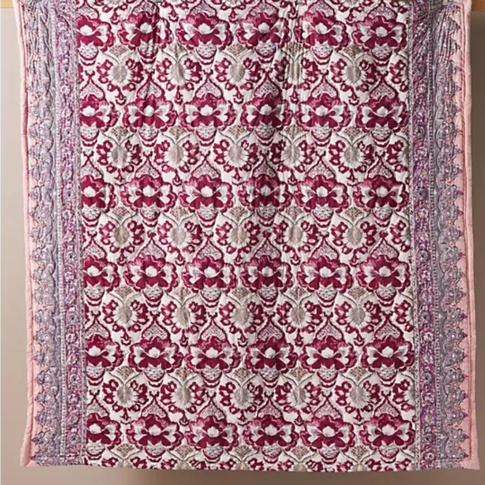 Anthropologie Zadie Artisan King Quilt NWT